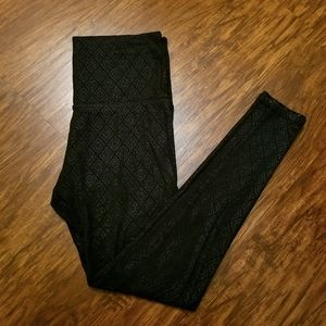 Black Mossimo Leggings with Diamond Shiny Accents